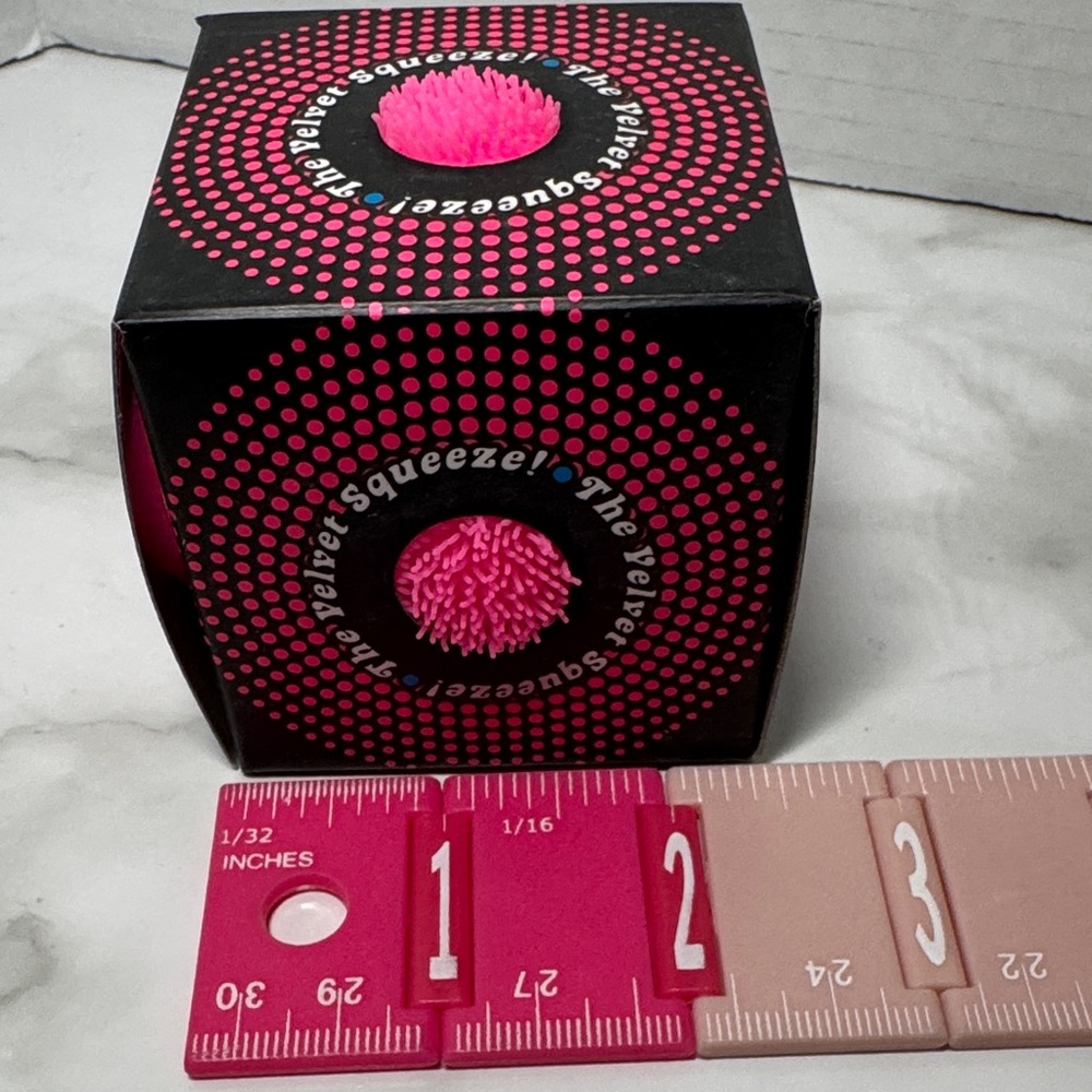 NeeDoh Fuzz Ball - Pink. Velvet Squeeze. New - Picture 4 of 14
